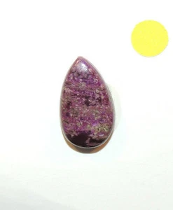 Sugilit Cabochon 16x9,5mm mit 4mm Kuppel (10251) - Bild 1 von 2