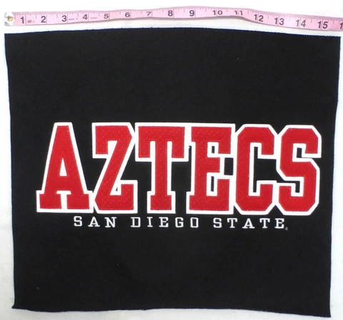 San Diego State "Aztecs" Fleece Swatch Pendant Flag, 14" x 14" Cover