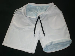 NEU PVC COTTON DOPPEL BERMUDA SHORTS & INNEN EXTRA SOFT PVC PANTS L-XL - Picture 1 of 14