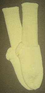 NEW Warm and Soft Hand Knit Socks (9.5 inches length) - Picture 1 of 1
