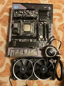 🔥BUNDLE EVGA X99 Micro Motherboard i7-5820k 16 GB DDR4 Corsair 240mm AIO Cooler - Picture 1 of 8