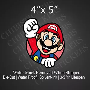 Bullet Videogame Yoshi Super Mario Luigi Mario Game Waterproof Bumper Sticker - Bild 1 von 2