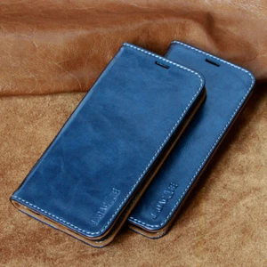 Leder Schutzhülle für Samsung Galaxy A5 S7 S8 S9  und Huawei P20 Cover Handy - Picture 1 of 12