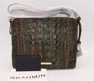 Brahmin Carrie Crossbody Bag in Moss Rowan - Picture 1 of 13