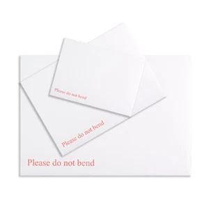 White Hard Board Backed Envelopes Strong Postal Mailer Fast Delivery C4 C5 Sizes - Picture 1 of 2