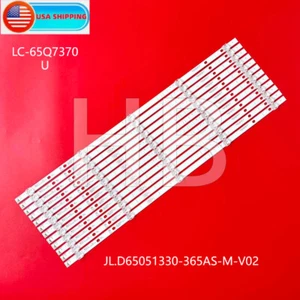 LED strip(12)for Sharp LC-65N7004U LC-65Q7300U LC-65Q7330U 65Q7370U JL.D65051330 - Picture 1 of 6