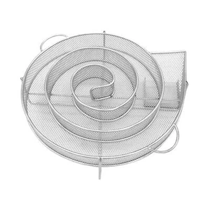 Outdoor BBQ Cold Smoke Generator Kitchen Stainless Steel Round Smoked Net Basket - Picture 1 of 12