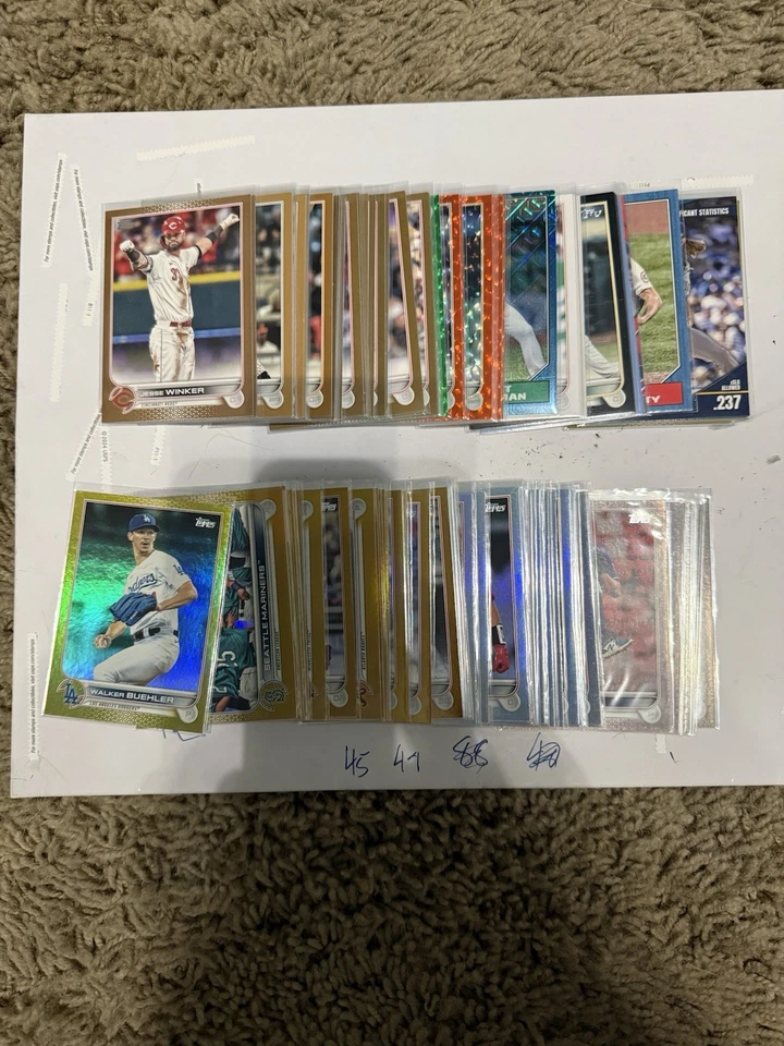 2022 Topps Series 1,2, U Baseball Color Variations/ Numbered  - Pick Your Card - Image 1 of 1