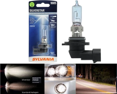 Sylvania Silverstar 9005 HB3 65W One Bulb Head Light High Beam Replace Lamp EO - Image 1 of 4