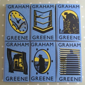 THE COMPLETE ENTERTAINMENTS BY GRAHAM GREENE FOLIO SOCIETY SIX VOLUME BOX SET - Picture 1 of 21