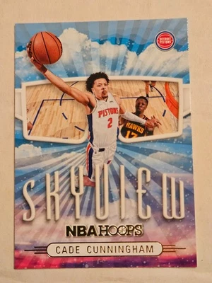 Cade Cunningham - 2022-23 Panini NBA Hoops Skyview Winter Insert Card - Image 1 of 2