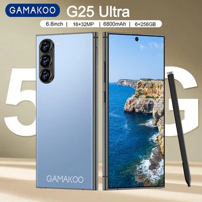 G25 Ultra 5G Entsperrte Android 15 Smartphone 256GB Dual SIM Ohne Vertrag Handy - Bild 1 von 4