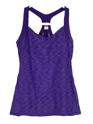 Lucy Tank Top Purple Size Small Racerback Shelf Bra Inserts Athletic Compression - Image 1 of 4