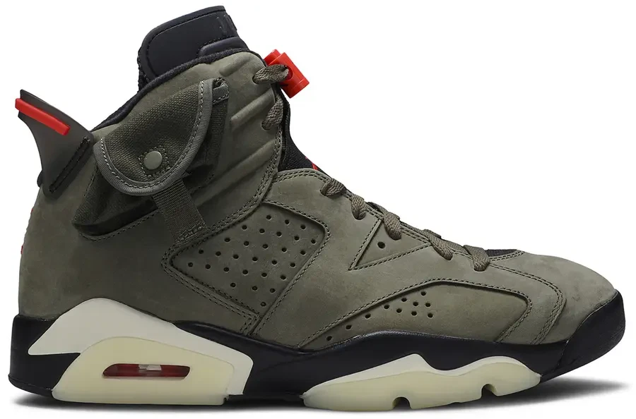 【やむ⠀】Travis Scott AirJordan6Retro Jordan 6 Retro x Travis Scott Mid Olive for Sale - Authenticity