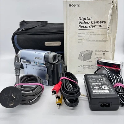 Sony Handycam DCR-TRV22E PAL Mini DV Camcorder Video Camera Tested & Working - Image 1 of 4