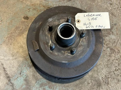 1968 1969 Dodge Charger B-Body Driver side 11" FRONT DRUM HUB FOR HUB ONLY - Image 1 of 4
