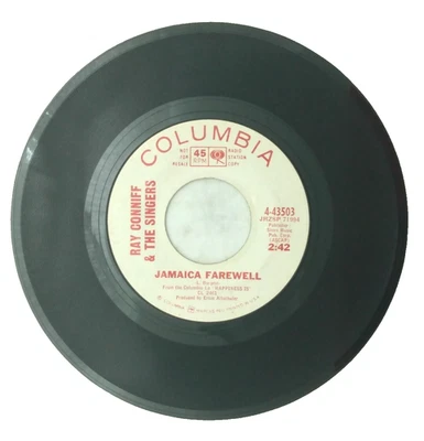 Ray Conniff - Jamaica Farewell / The Sheik Of Araby - White PROMO - 45 RPM - Image 1 of 2