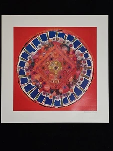 "Nanduti de la Victoria (Victorious Nanduti)" by Laura Màrquez 20.5" X 20.5" - Picture 1 of 2