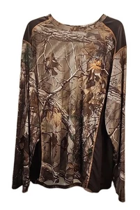 Realtree Xtra Shirt Mens 2XL Camo Dri More Tech Lightweight Hunting Outdoor - Picture 1 of 11