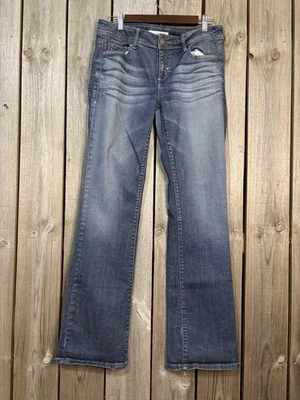 Pantalones de mezclilla Bootcut 2.1 👖 Para mujer 29x21 azul bootcut elástico ✨Inspirados en Y2K Foto 1 de 4