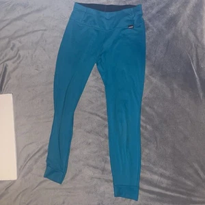 Patagonia Capilene Baselayer Pants Tights Under-Layer Teal Blue Women's S - Picture 1 of 5