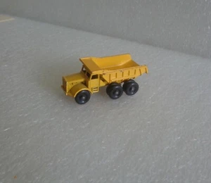 VINTAGE LESNEY MATCHBOX EUCLID YELLOW DUMP TRUCK No. 6 B VERY NICE - Picture 1 of 5