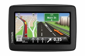 TomTom VIA 1415 Car Portable GPS Navigator Set w/US/MEX/CAN Maps IQ Routes - Picture 1 of 7
