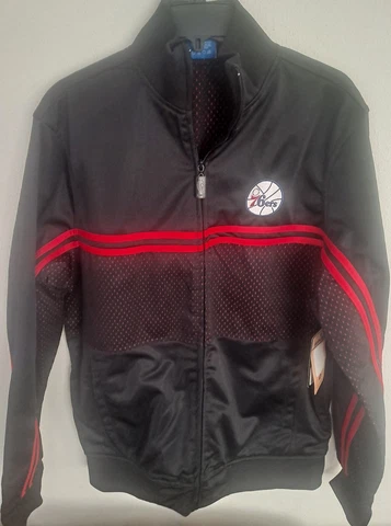 Philadelphia 76ers UNK Full Zip Jacket/Coat Mens Size Medium New with Tags Cover