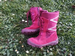Elefanten Stiefel Gr. 28  weinrot Top Zustand! Wildleder/ Stoff - Bild 1 von 9