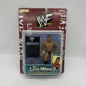 NIP MOC - WWF The Rock Live Wire 2 1998 Wrestling 6" Figure JAKKS Pacific WWE - Picture 1 of 13