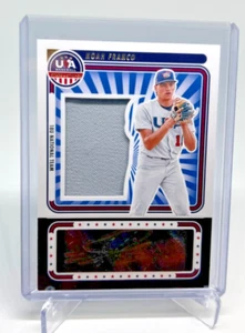 2024 Stars & Stripes NOAH FRANCO RC Game-Used Jersey Patch AUTO RPA 45/50 - Picture 1 of 2