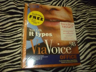 IBM ViaVoice Executive Edition 98 / Text Bridge Pro 98 - NEW!!! - Image 1 of 4