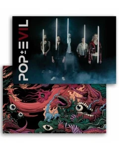 POP EVIL Versatile Double Sided Promo Poster NEW Muskegon MI Hard Rock - Picture 1 of 1