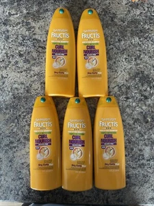 5 Stück Garnier Fructis Curl Nourish Stärkendes Shampoo Sulfatfrei Neu aus altem Lagerbestand - Bild 1 von 3