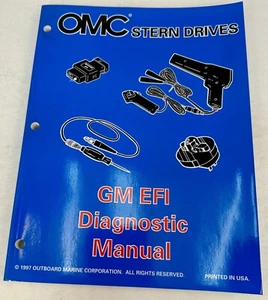 OMC Stern Drives Outboards GM EFI Diagnostic Manual P/N 501202 - Bild 1 von 3