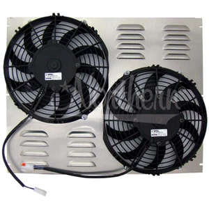 Ventilador y funda eléctrica doble 10" NORTHERN Z40112 - 16 1/2 x 20 1/2 x 1 7/8 - Imagen 1 de 1