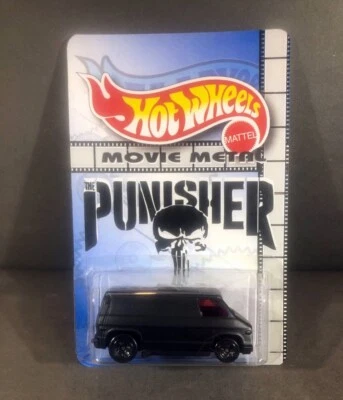 HotWheels Personalizado "PANEL VAN" y paquete de "Movie Metal" de THE PUNISHER Foto 1 de 4