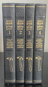 Vintage 1949 Audels Carpenters And Builders Guide Set of 4 Books Handyman Bible - Picture 1 of 13