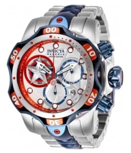 Marvel Captain America Homme Modèle 27039 - Montre Homme Quartz Limitée 4/3000 - Photo 1 sur 5