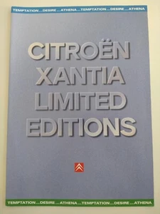 Citroen Xantia Temptation Desire Athena Limited Editions Brochure May 1997 - Picture 1 of 1