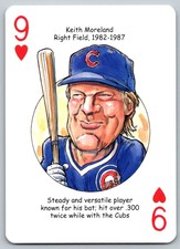 2015  Hero Decks Chicago Cubs Heroes Playing Cards #NNO Keith Moreland