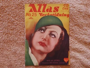 JOAN CRAWFORD Cover 1932 Greta GARBO Gary COOPER Lupe VELEZ CHRYSLER AD A. PAGE - Picture 1 of 12