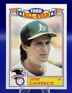 1989 Topps All Star Commemorative Set JOSE CANSECO #6 Oakland A's - Bild 1 von 2