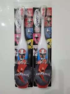 (Lot of 2) Spinbrush Power Rangers Battery Powered Toothbrush Arm & Hammer New - Picture 1 of 2