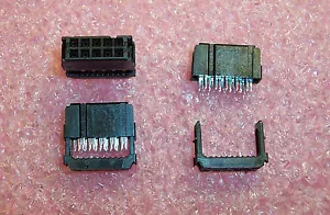 QTY (60) 499997-1 AMP 10 POSITION NOVO IDC RIBBON RECEPTACLES WITH COVER 2.54mm - Picture 1 of 2