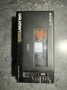 SONY WALKMAN PROFESSIONAL WM-D6C Stereo Cassette Player Black Tested - Picture 1 of 7