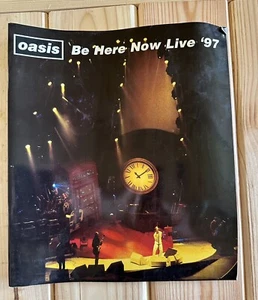 Oasis Be Here Now Live 97 concert tour programme - Picture 1 of 4