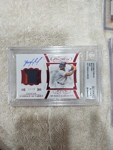 2020 Yordan Alvarez Panini Flawless Milestone 