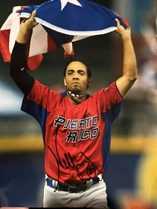 Nelson Figueroa Signed Autograph Puerto Rico 2013 World WBC Inscription 8x10 GTP - Picture 1 of 1