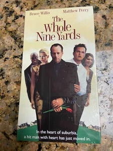 Vintage Factory Sealed VHS The Whole Nine Yards Bruce Willis Matthew Perry - Picture 1 of 4